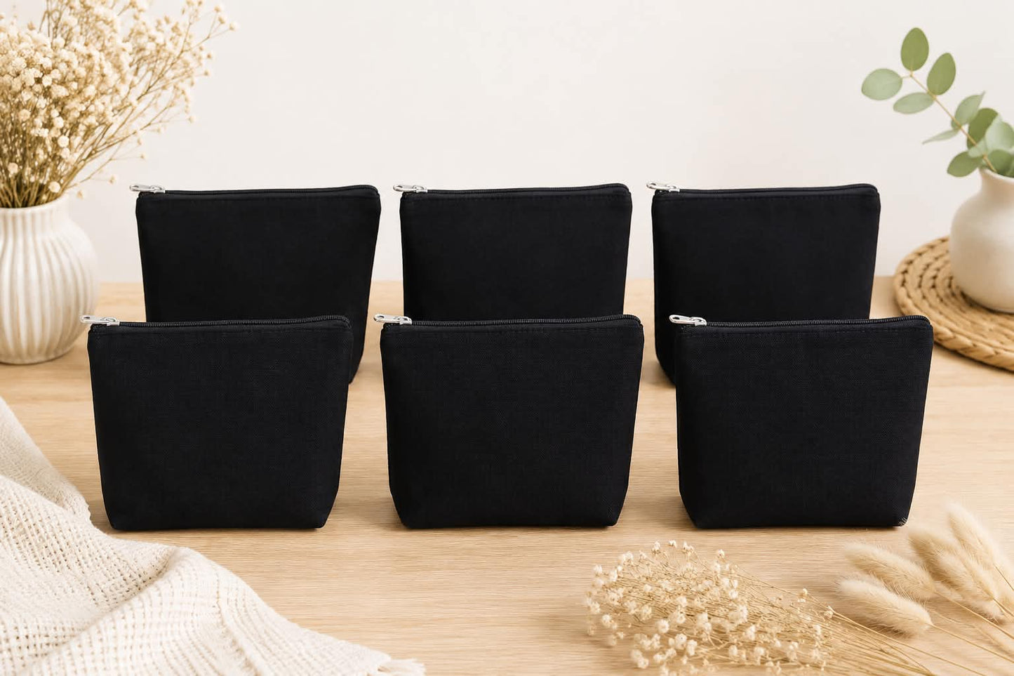 Pochette en toile de coton