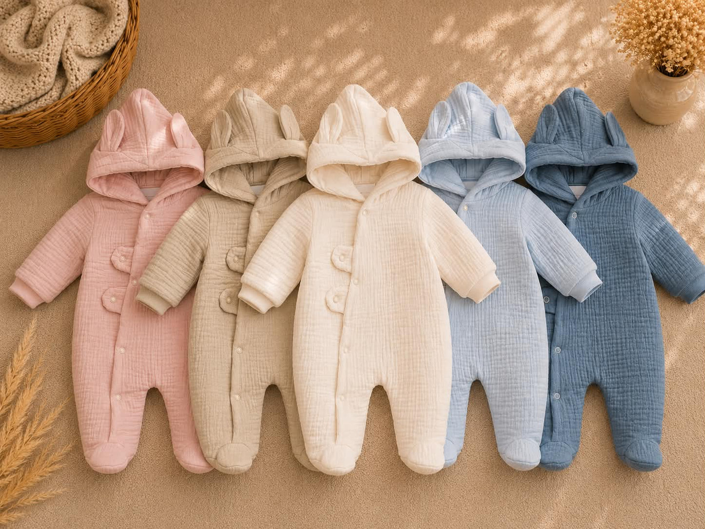 Combi Pilote en Gaze de Coton